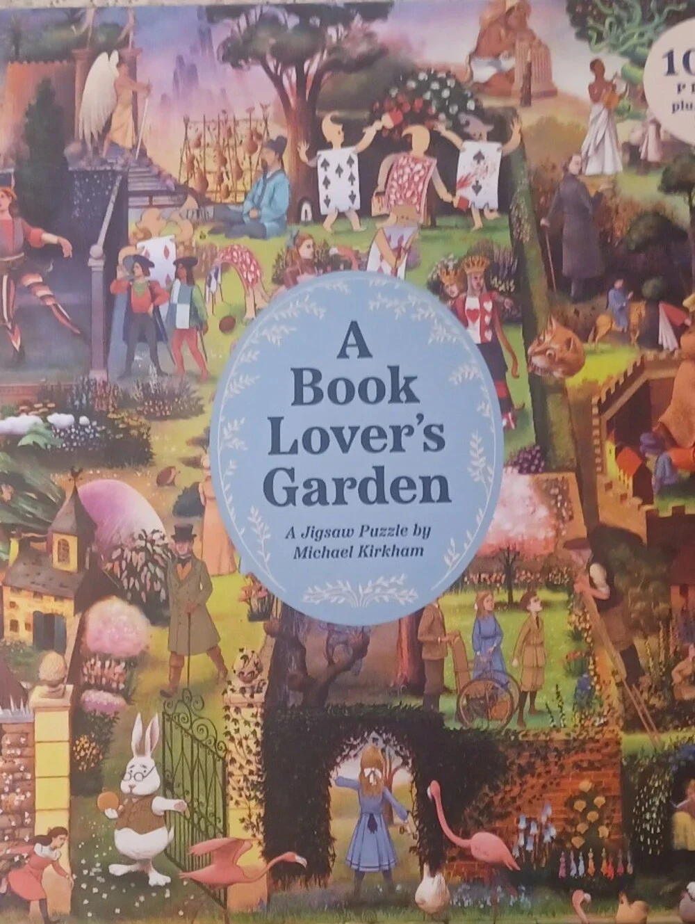 A Book Lover's Garden 1000-Piece Jigsaw Puzzle - Multicolor